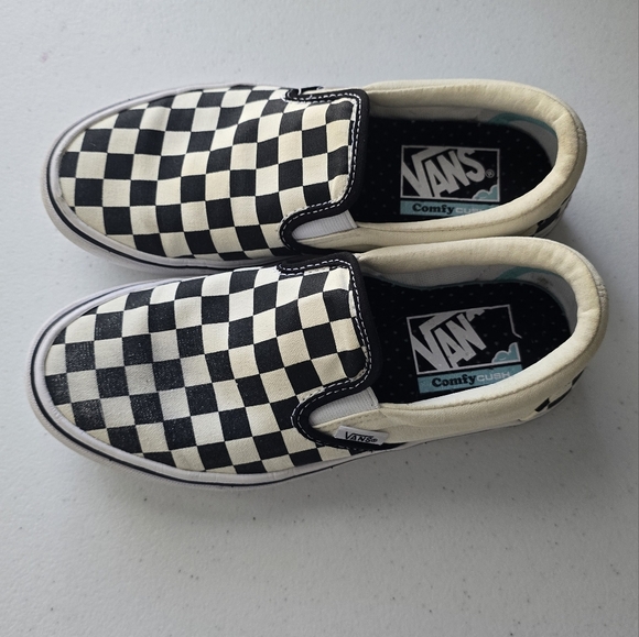 VANS Classic Slip-On Checkerboard women size 5.0 - Picture 3 of 16